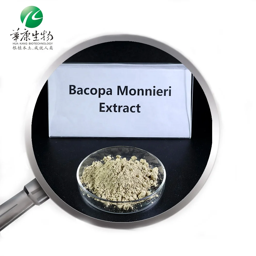 Хунань Хуакан натуральный травяной экстракт Bacopa Monnieri листьев 20%-50% бакопазиды порошок