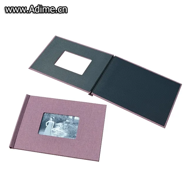 leather linen velvet Photo Book with Clamp System| Photo Book Cover with Clips