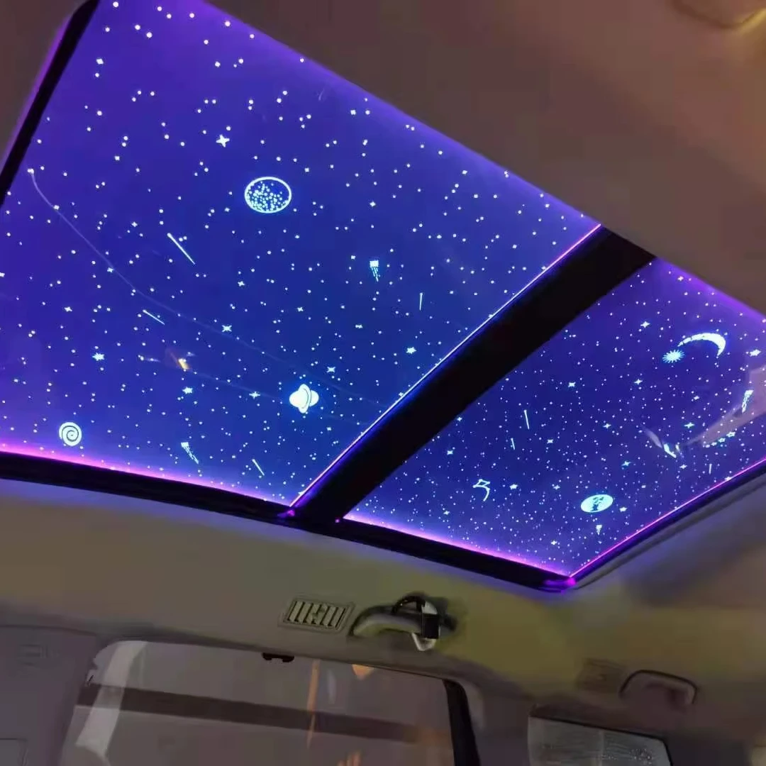 Car Sunroof Decorative Lights Interior Ambient Light Panoramic Starlight Film Top car accessories interior