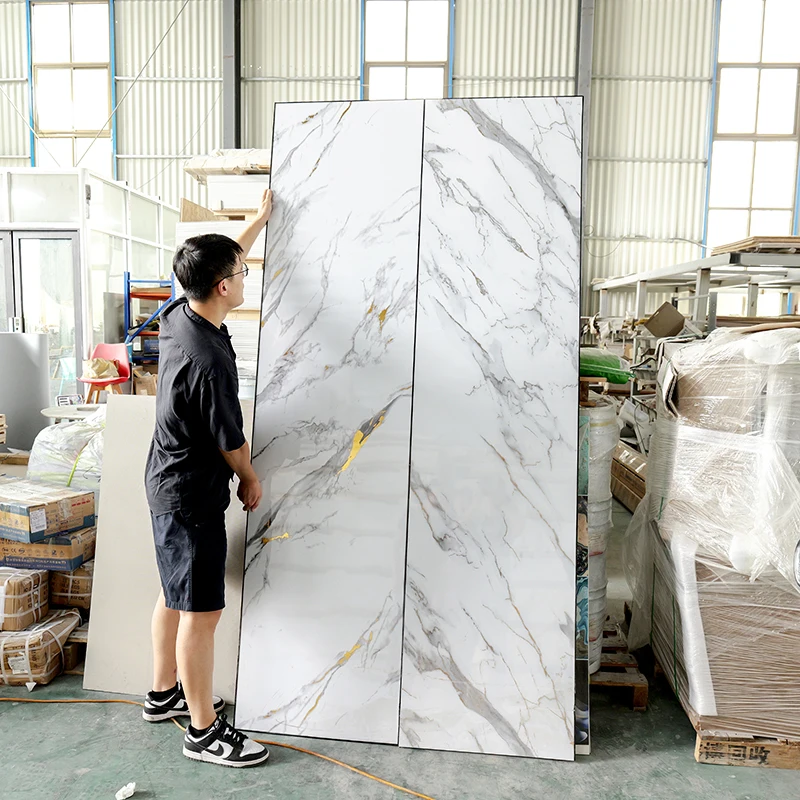 1220*2440mm UV Plastic Marble PVC Sheet For Wall