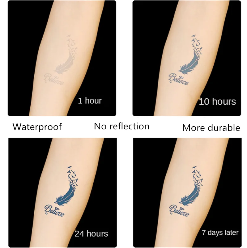 Sexy Flower Temporary Tattoos Body Art Painting Arm Legs Tattoos Sticker Realistic Black Rose Waterproof Tattoos H1069