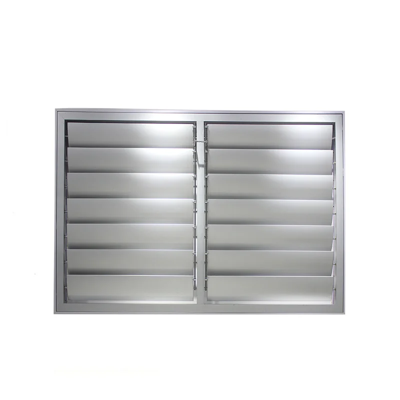 Aluminum Window Manufacturer Automatic Motorized Movable Sunshade Louver Shutter for household or office