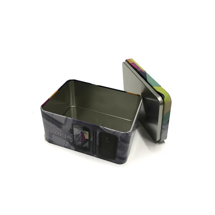 Custom  Recgangle Metal Box Gift Tin Box