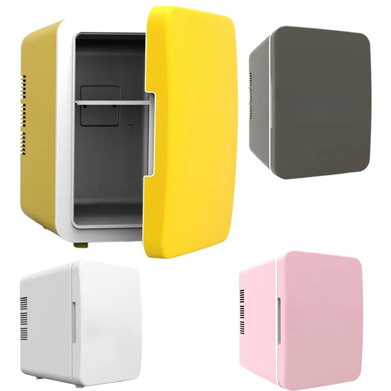2024 HOT SELLING Wholesale 6L Small Skincare Bedroom Refrigerator 12V Cooler Box Mini Cosmetics Beauty Fridge With Clear Door