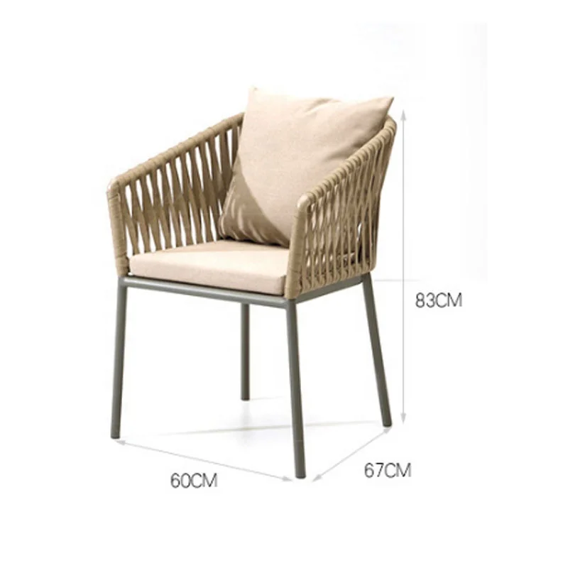 New hot selling outdoor leisure coffee chair PE rattan weaving fashion coffee chair three-piece furniture wholesale
