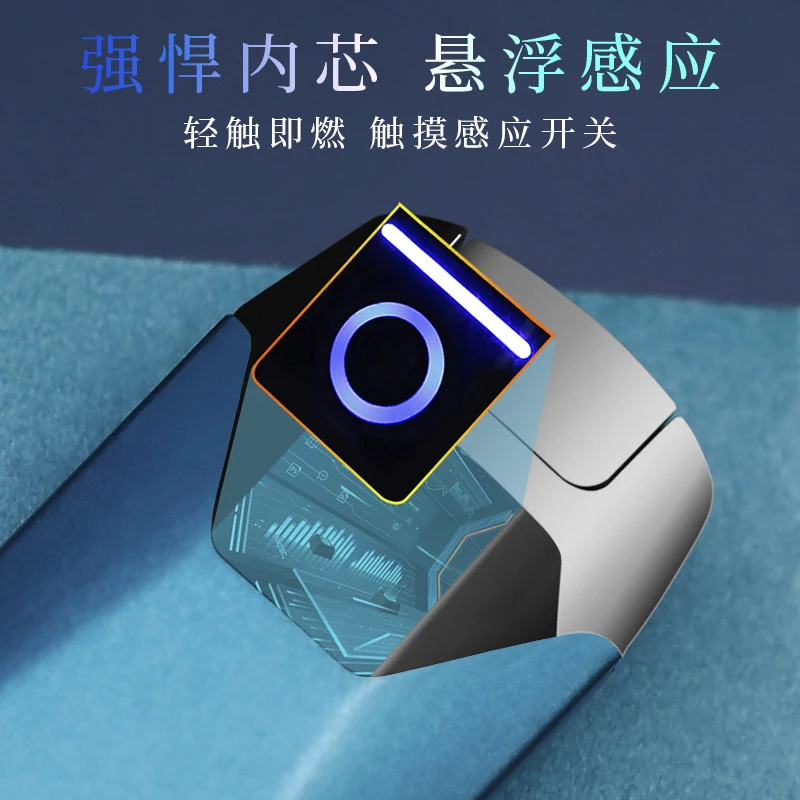 Qianxun Cigarette Electric Electronic Usb Candle Rechargeable Wholesale Metal Fancy Smoke Lighter Custom logo Bulk