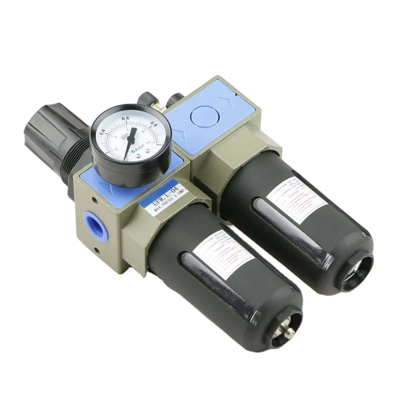 U series high pressure big flowrate air lubricator unit FRL high pressure large flow air preparation pneumatic component