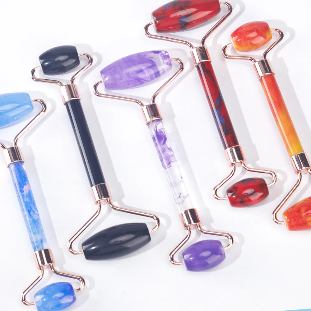 High quality rose quartz jade roller gua sha set for Face Beauty Boards Gua Sha Jade Roller
