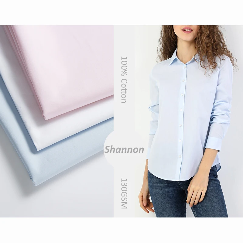 Экологичная текстильная 100% 2/1 S twill Ткань для рубашек от китайского производителя