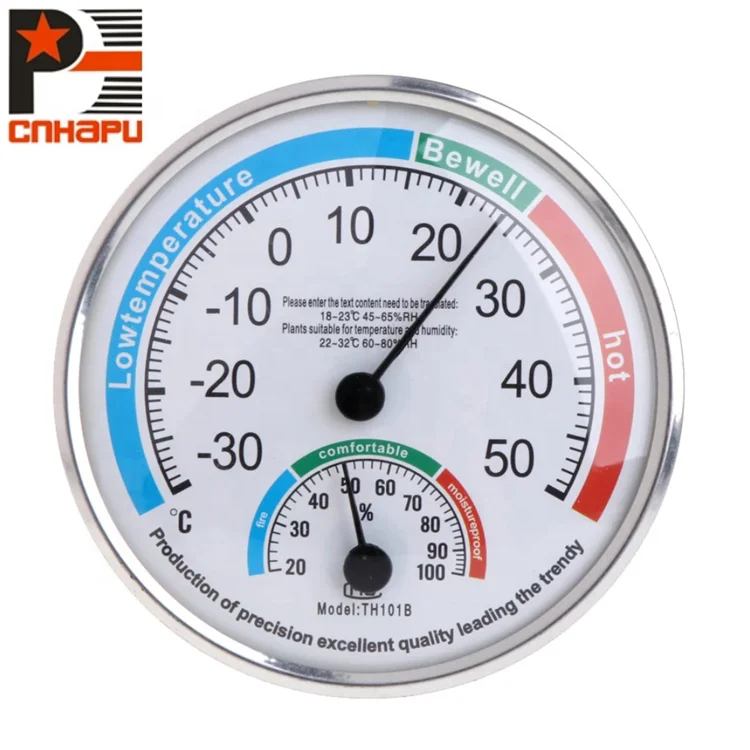 Бытовой Аналоговый термометр-гигрометр, измеритель температуры и влажности
