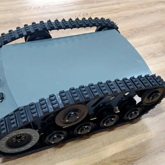 All-Terrain 100kg Automatic Walking Driving Robot Tank Mecanum Wheel Set ATV Rubber Track Chassis Construction Machinery Parts