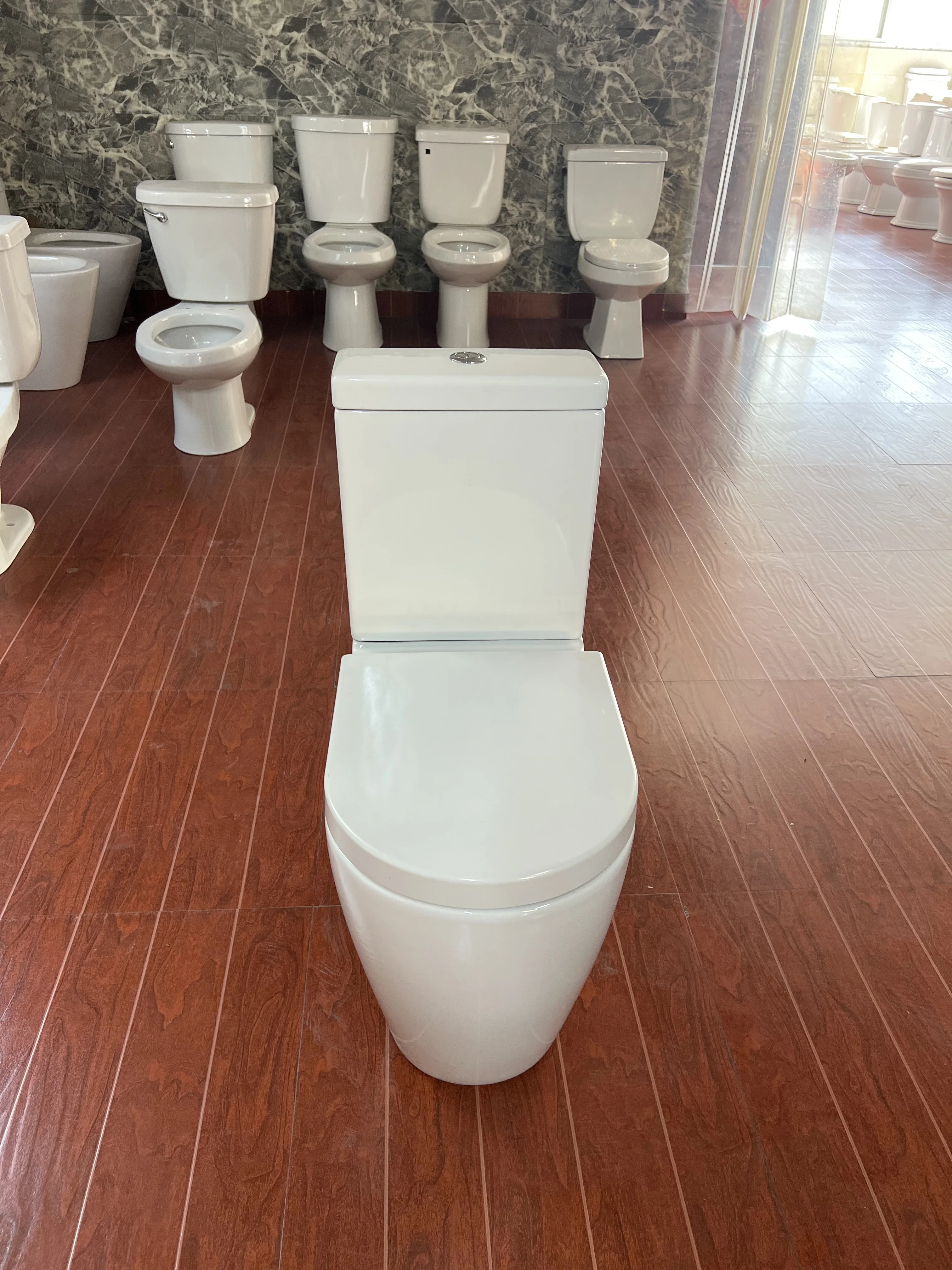 Watermark WELS Australian Ceramic Two-piece Toilet Cheap Bathroom Piece Toilet Bowl