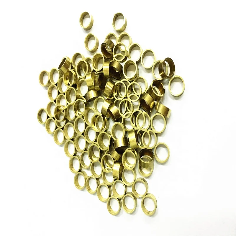 Hot seller factory price thin  walled brass ring precision cut brass tubes H65 brass capillary