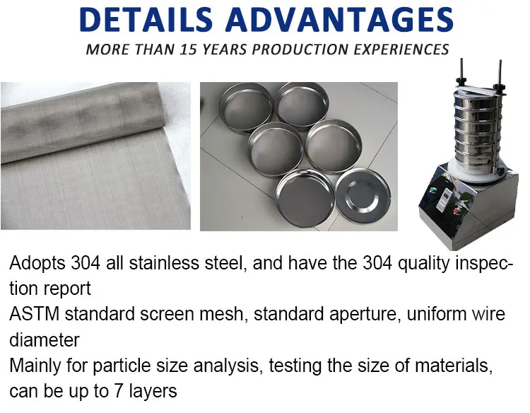 Customizable lab sieve machine test sieve shaker sieve analysis equipment for ore coal
