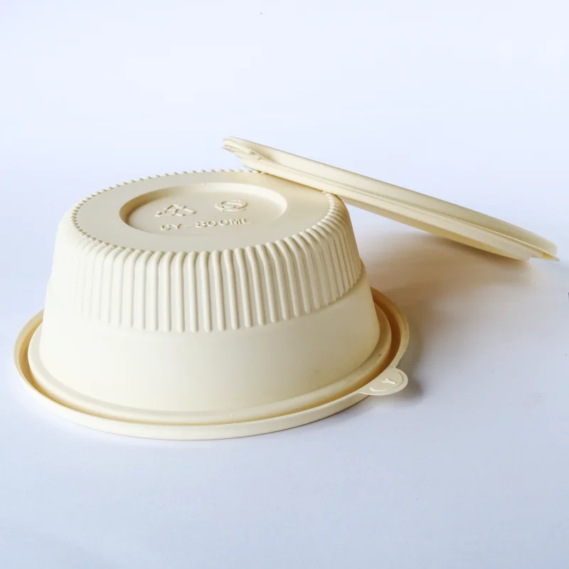 Biodegradable take away food container biodegradable pla plate biodegradabel corn starch pla tableware