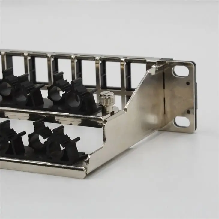 FTP 24Port  Empty Patch Panel High Quality Networking Shield Empty Patch Panel Use For Keystone Jack