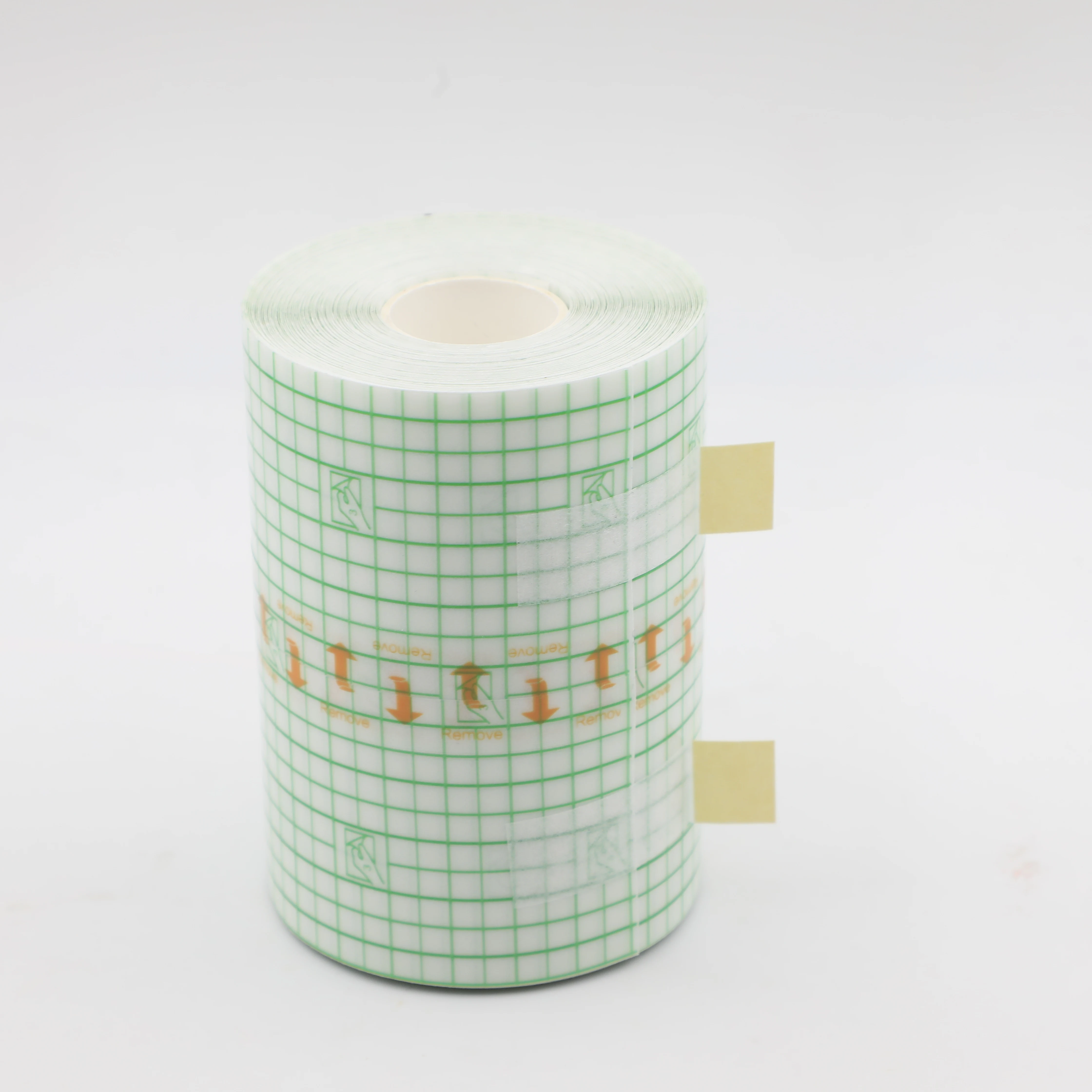 Best selling transparent waterproof adhesive pu film wound dressing roll medical pu film wound dressing roll