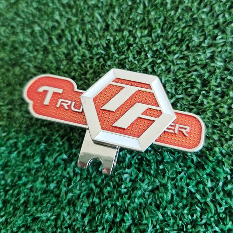 Factory Price Custom Golf Ball Markers Red/Green/Blue Ball Marker Hat Clip Magnetic Metal Golf Accessory