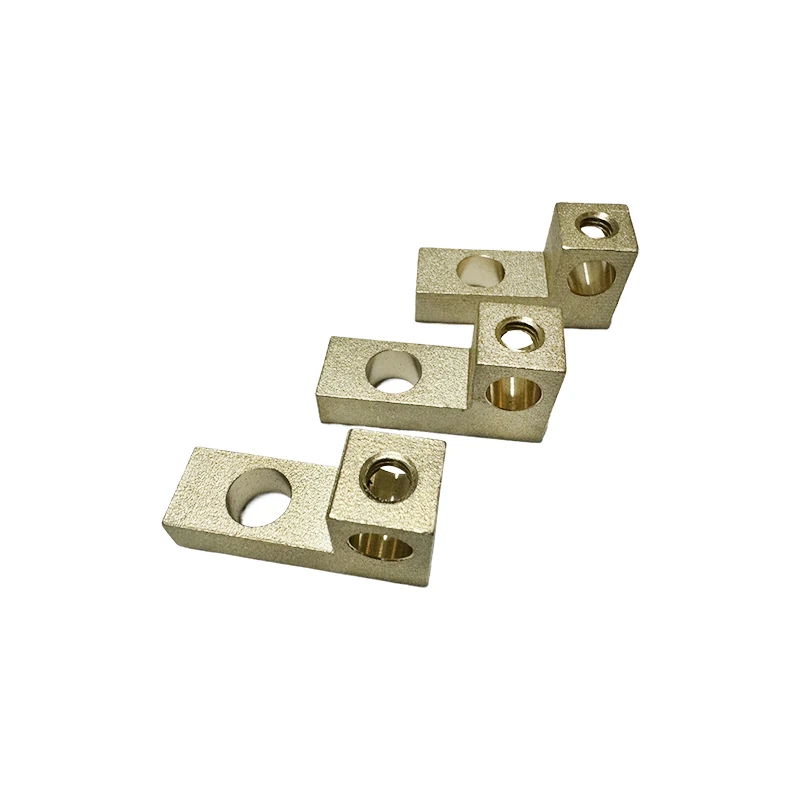 Custom switch socket block connector brass screw brass terminal block for PCB welding