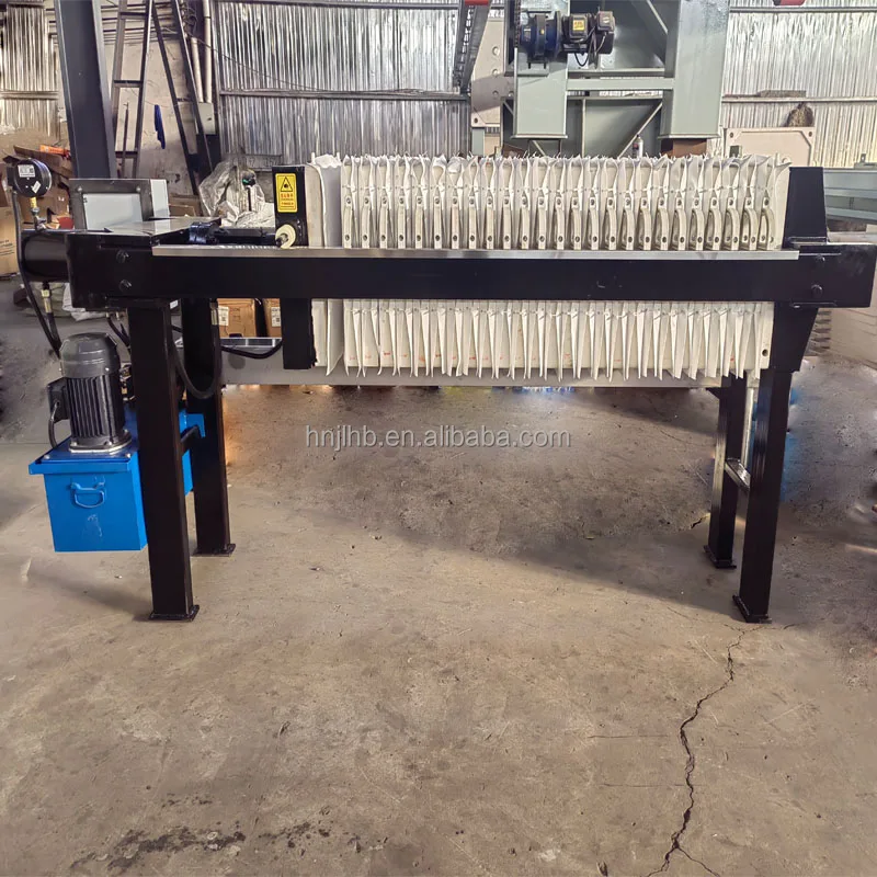 10 M2 Hydraulic Press Automatic Pressure Holding Filter Press Equipment