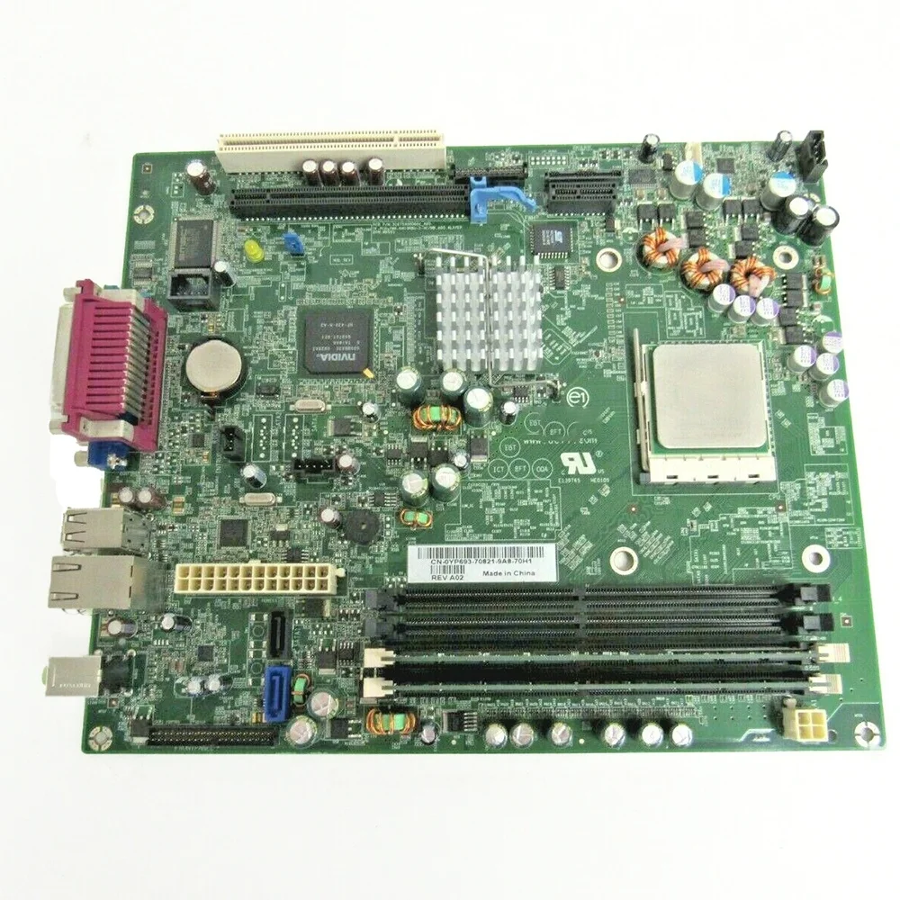 100% работает для DELL Optiplex 740 SFF системная материнская плата для AMD C51 Socket AM2 BTX YP693 RY469 PY469