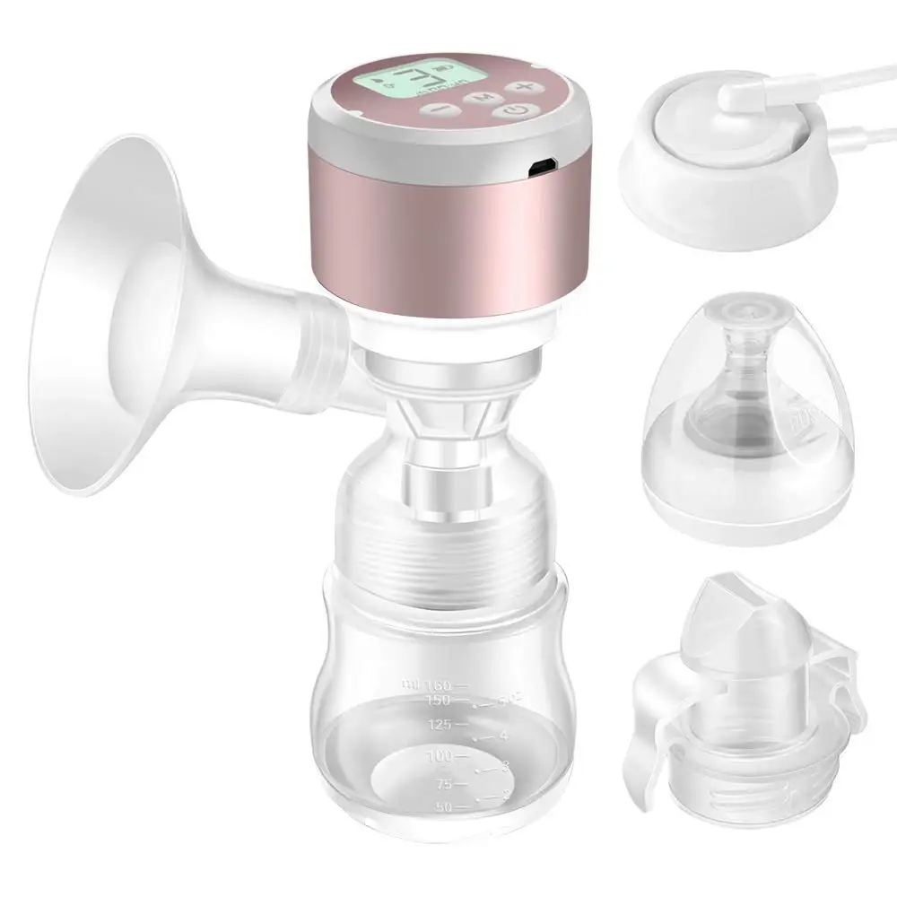 Tektecho Factory Direct Supply Amazon Good Reviews Integrated Split 2 in 1 Single  Breast Pumps Low Noise Baby Feeding Pump