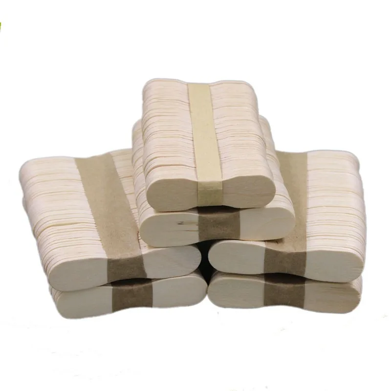 Biodegradable personalized wooden cute disposable  6cm ice cream scoop spoon gelato gift manufacturers