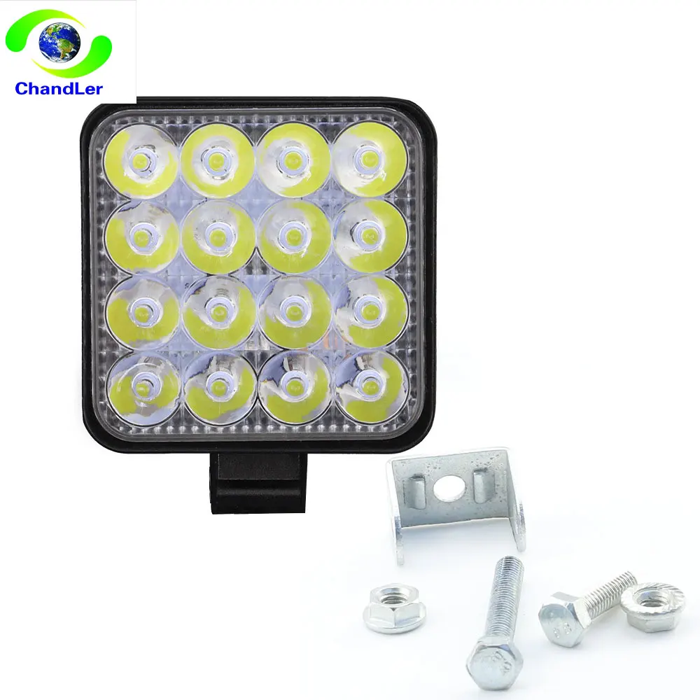 
Waterproof Car led light for trucks autos tractors three Light color optional car work led 