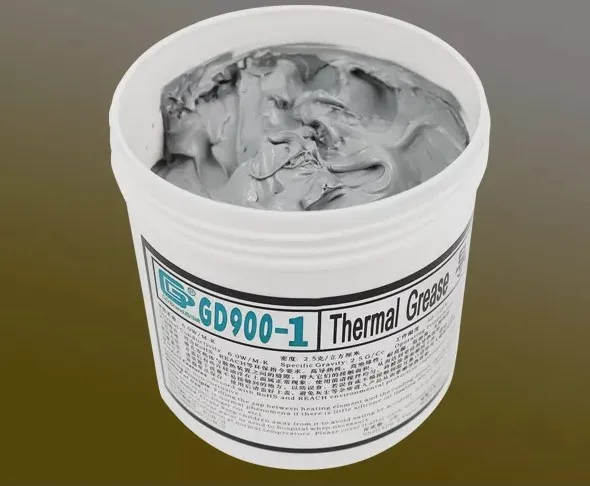Net Weight 1 Kilogram Can Packaging Gray GD900-1 Thermal Grease Paste Plaster Heat Sink Compounds for CPU LED CN1000