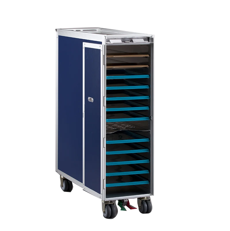 Wholesale Custom Aluminum Alloy Inflight Service Meal Trolley