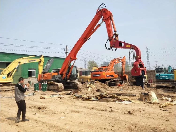 Hydraulic Driver violent Frequency Hydraulic Excavator Vibratory  Pile piling Puller