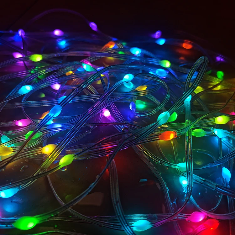 Remote Control Solar Fairy String Light Twinkle LED Copper Wire  Outdoor Lighting christmas string lights DMX control