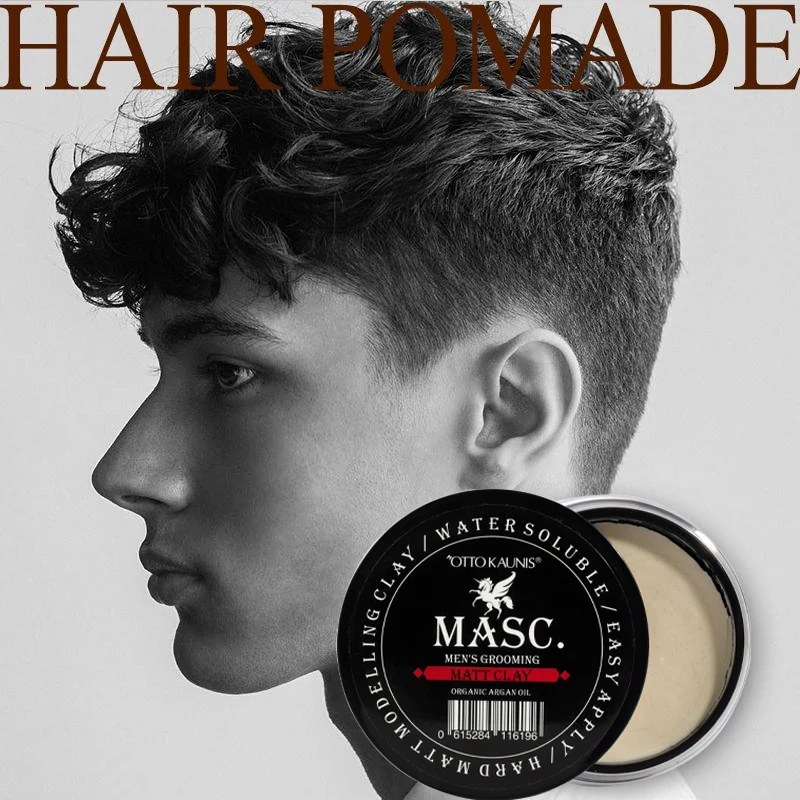 Water based mens hair clay private label oem matte hair styling clay strong hold matte clay
