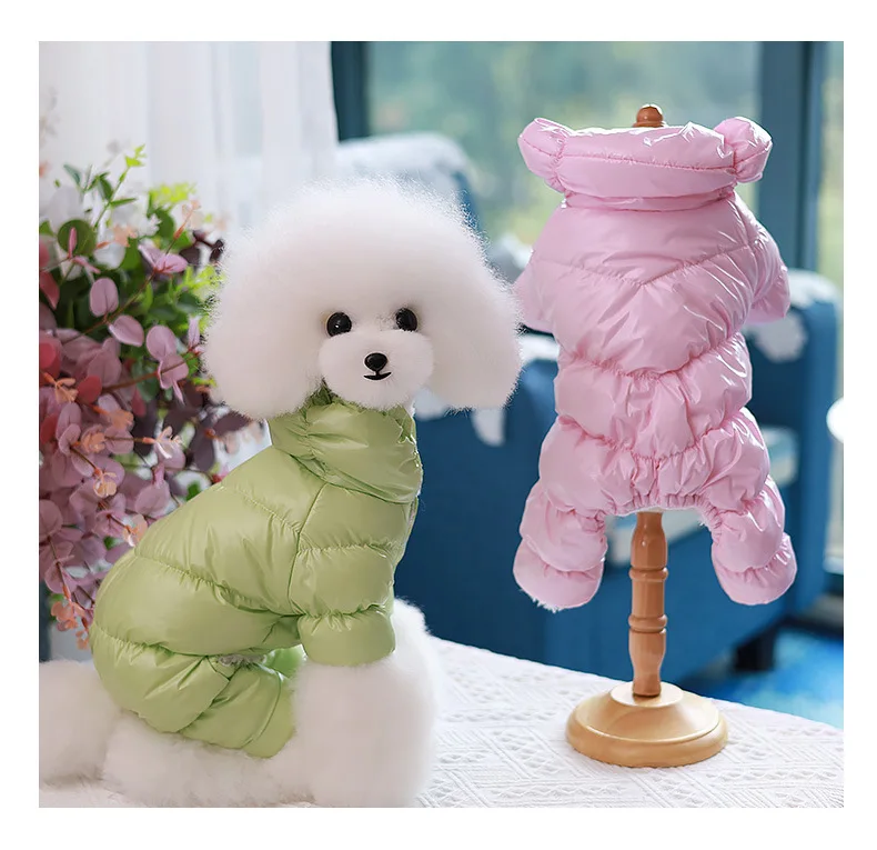 High-end luxury brand Fashionable dog jacket waterproof zipper dog clothes coat