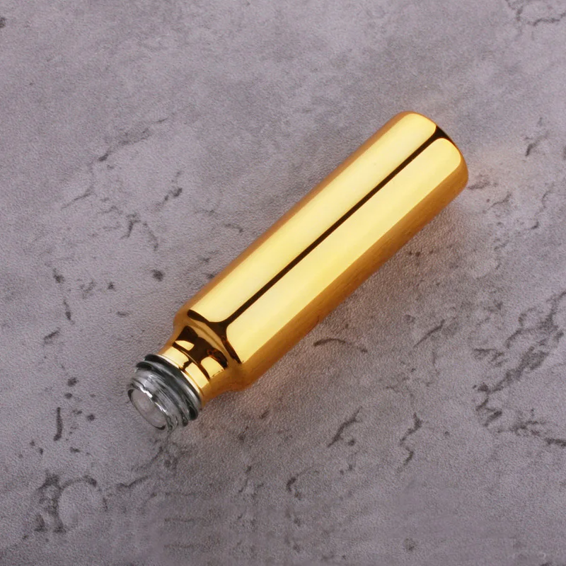 5ML 10ML UV Coated Glass Roller Ball Refillable Rollon Bottles Grand Parfums with Stainless Steel Rollers for Essential Oil