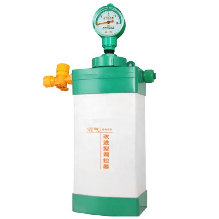 2 liter biogas iron oxide desulfurizer devulcanizer desulphurization h2s filter for home biogas plant with pressure gage