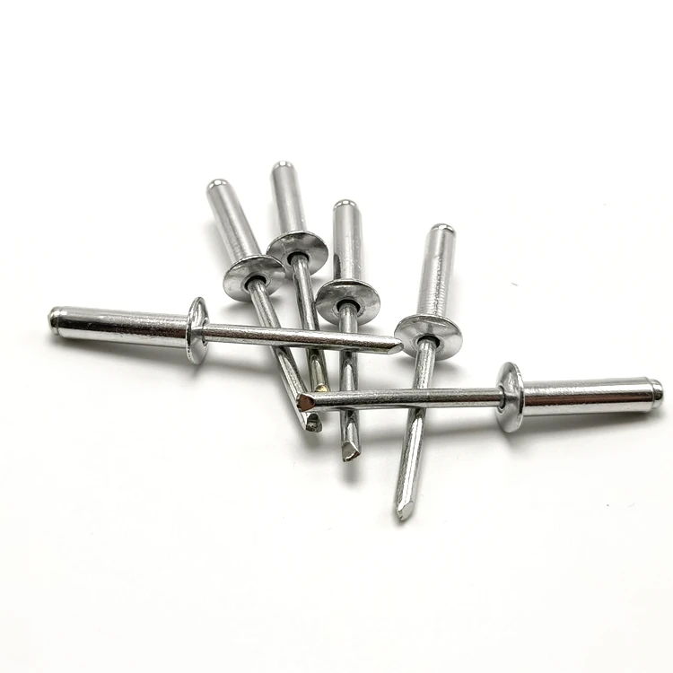 Low price Blind Rivet Aluminium Strike Core Rivet Zinc Plated Flat Dome CSK Head Open Type Pop Rivet