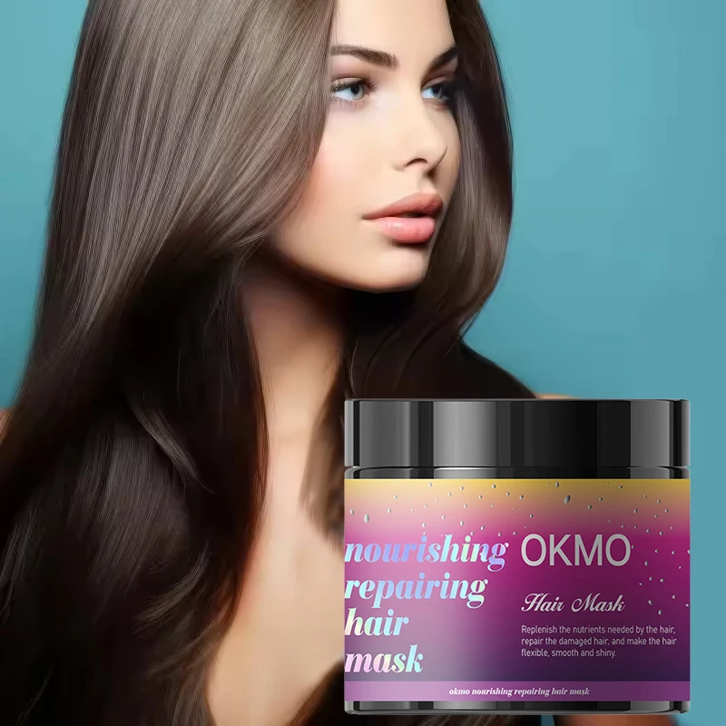 OKMO Coconut oil Moisturize Repair Hair mask for Damaged Hair Protein Ginger Strong Formula Renew Silky Shiny Healthy Hair mask