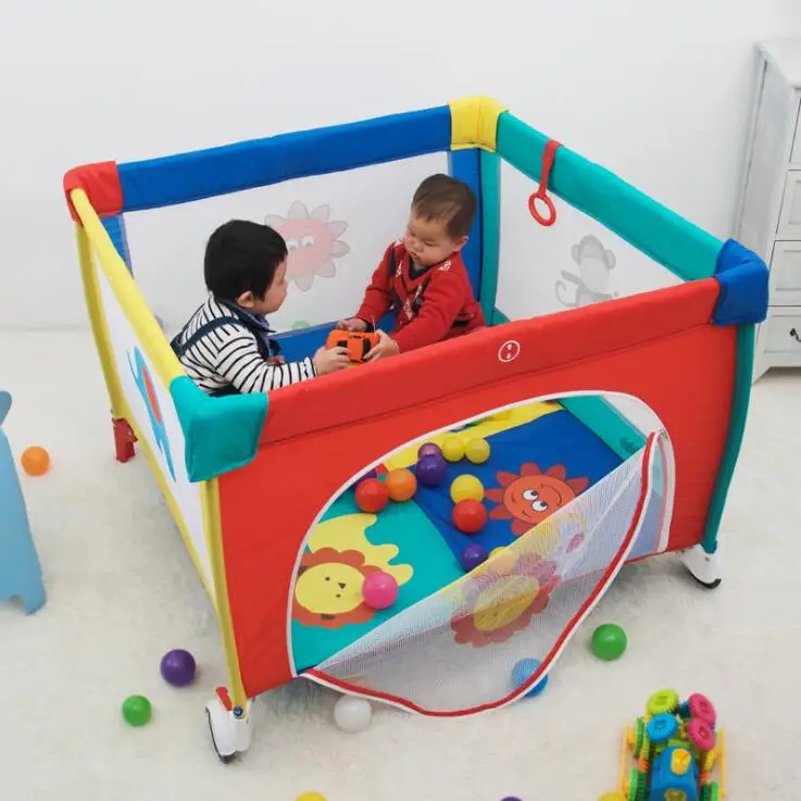 
Luxury Baby Cot fence Toys Portable Play Pen Baby 