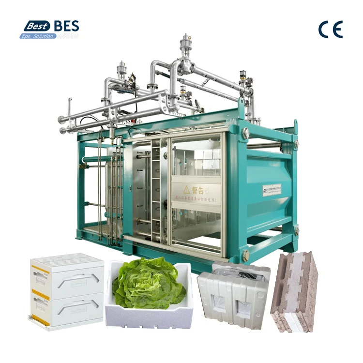 Eps Shape Moulding Molding Styrofoam Container Cooler Box And Home Appliance Packaging making Machine for TV AC Packing