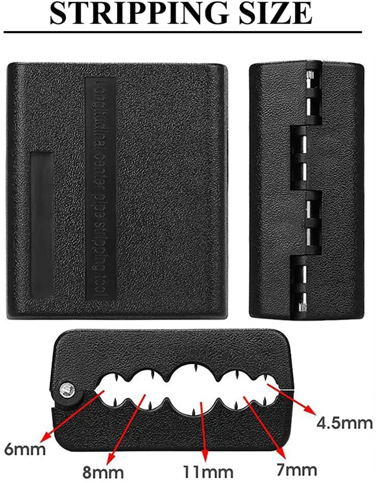 Fiber Optic Cable Jacket Loose Tube Longitudinal Cutter Beam Tube Fiber Cable Stripper Tool