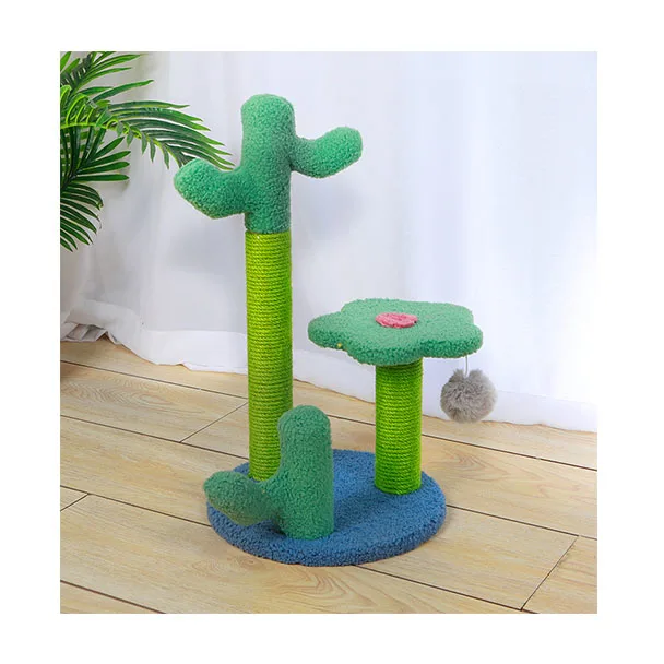 Factory Wholesale Top Pet Furniture House Products Scratching Post cat tree Pink Cat Tree Tower to Ceiling