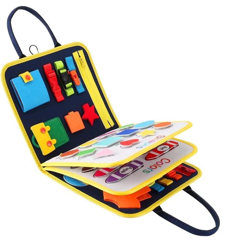 2024 Christmas Thanksgiving Gift Dino Montessori Educational Kids Toddlers Toy Felt Busy Board Quiet Books For Boy&Girl