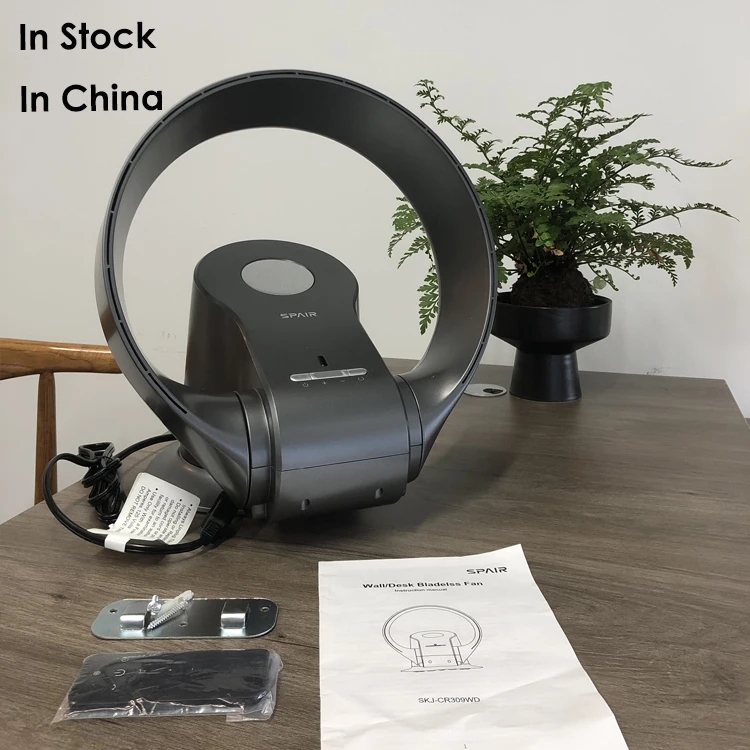 Table Wall Mounted Bladeless Fan Silent Dc Motor Energy-Saving Turbocharging Technology Smart Air Cooling Fan