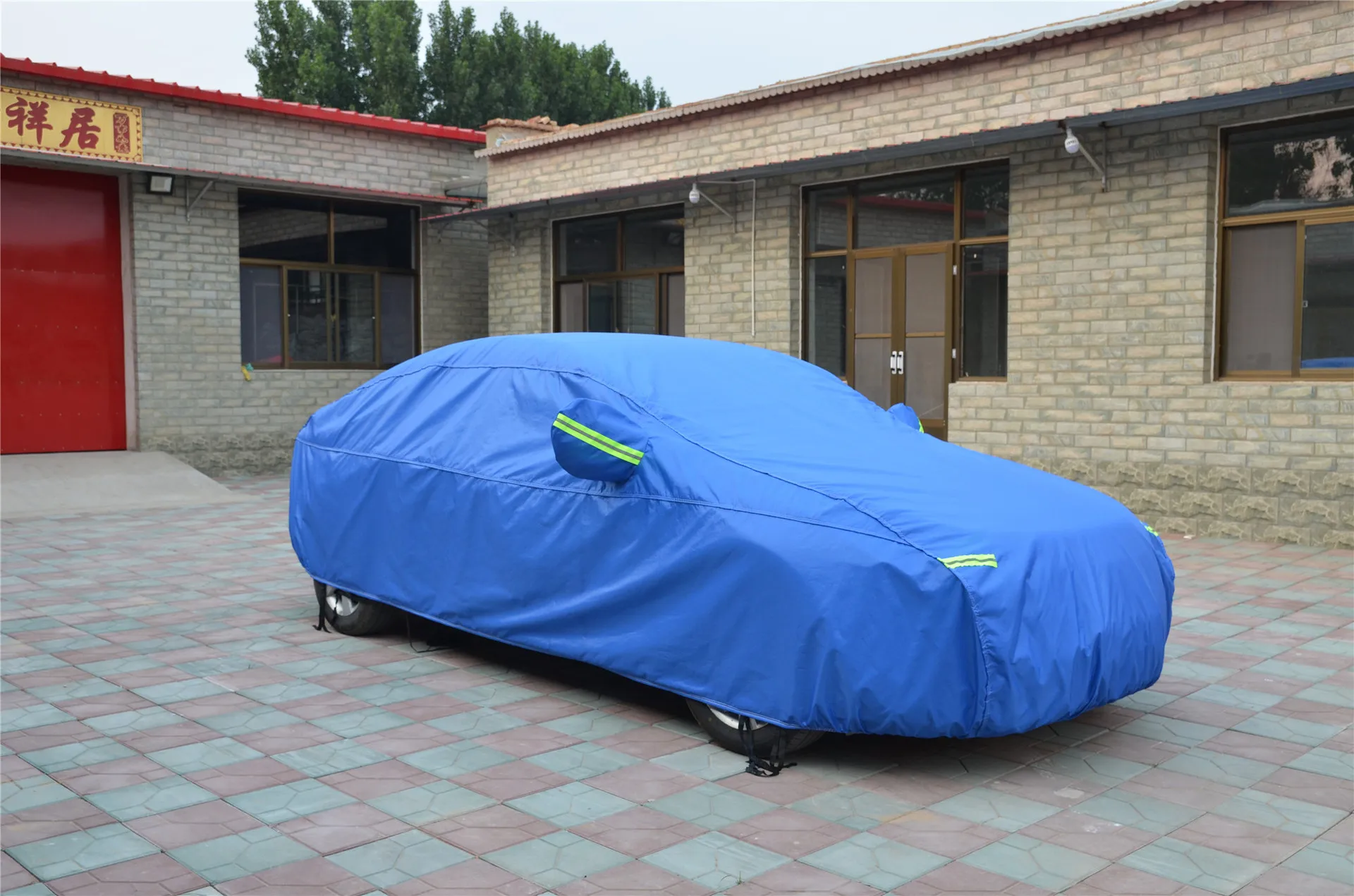 Горячая Распродажа алюминиевая пленка и Оксфордский автомобильный чехол Защита от солнца