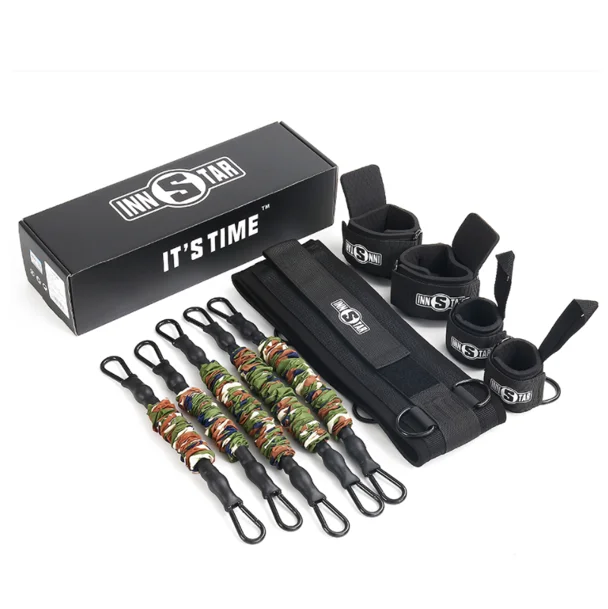 INNSTAR Home Workout Fitness Resistance band set boxing exercise  esistance  belt for strength training