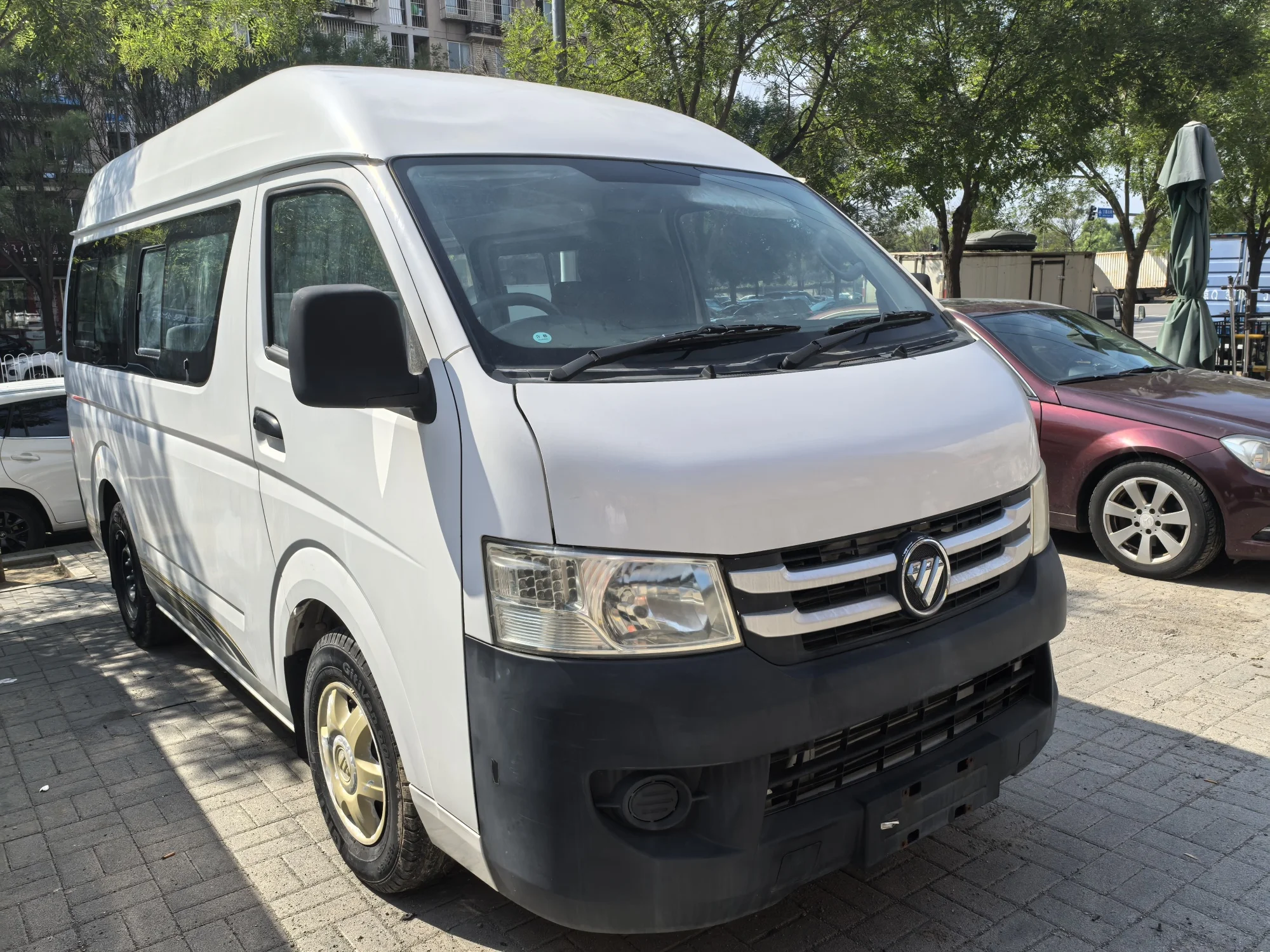 17 seats Foton View CS2  C2 Euro 6 city mini van bus cargo van bus