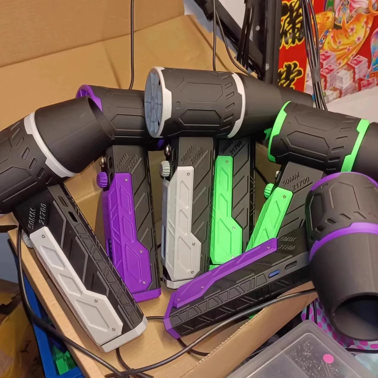 Portable Turbo Jet Air Duster thrust Battery detachable supper big jet fan dry car blower air hammer Industrial hair dryer