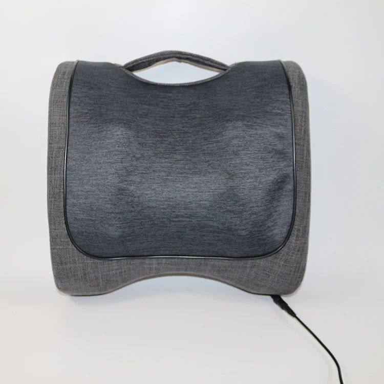 wholesale travel electric pillow massager kneading shiatsu neck massage pillow with heat