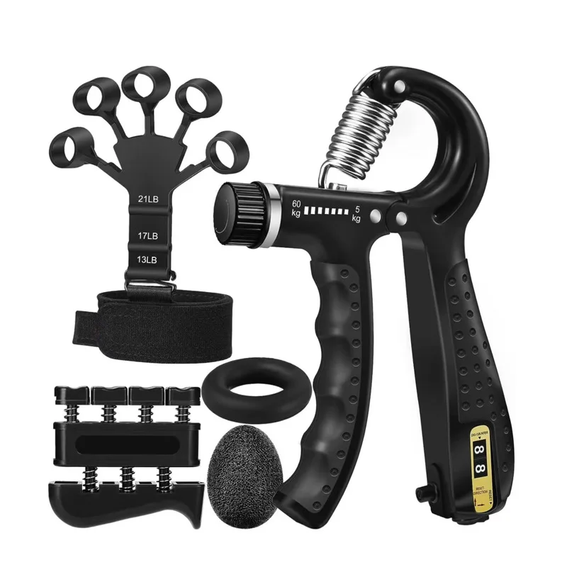 OEM Wholesale Wrist Trainer Exercise Bodybuilding Training Handgrip 5 to 60Kg Adjustable Hand Grip